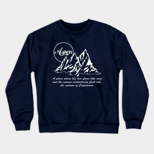 Aspen Wine Crewneck Sweatshirt